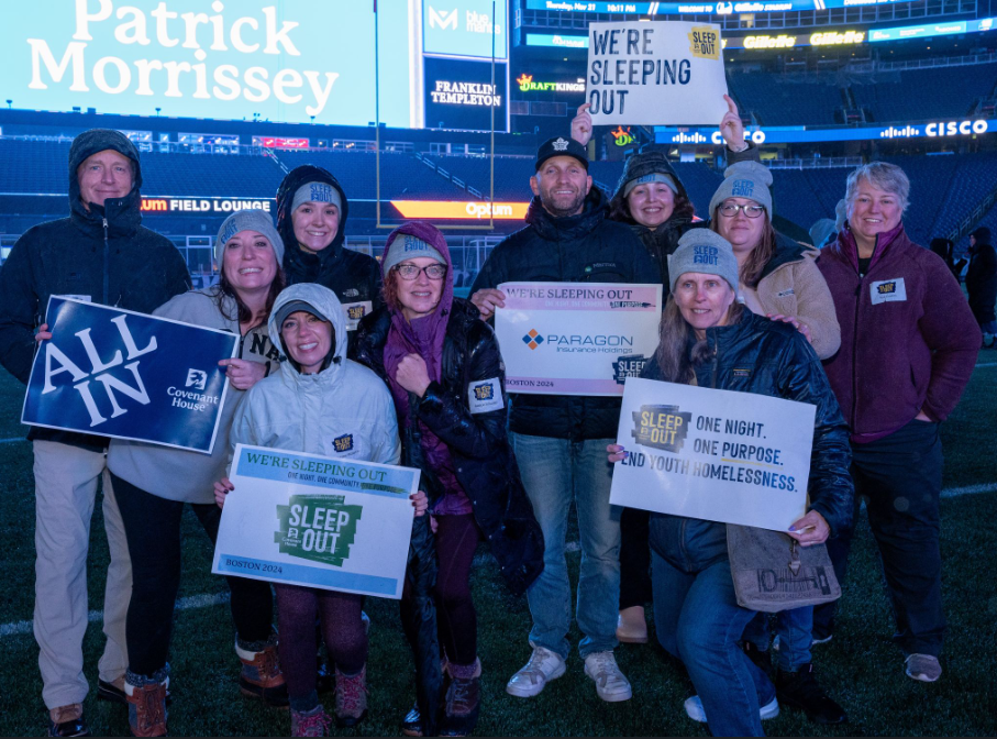 Paragon corporate philanthropy programs: sleep out 2024